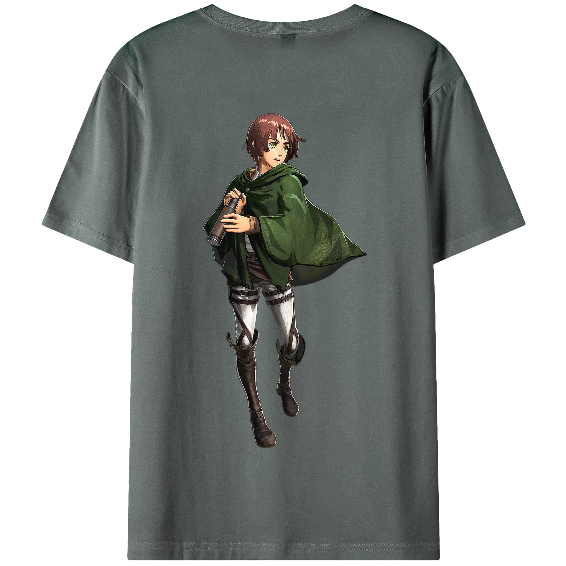 （画像用） 進撃の巨人 Attack on Titan 綿100％半袖Tシャツ（背面プリント）